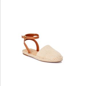 NWT Women’s Ankle Strap Espadrille Flats 6,5